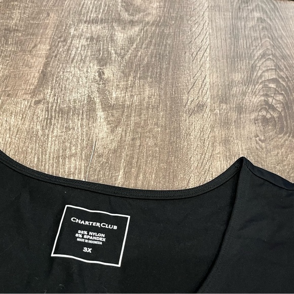 2 tops:  Charter club plus 3X core tank top - Picture 5 of 6